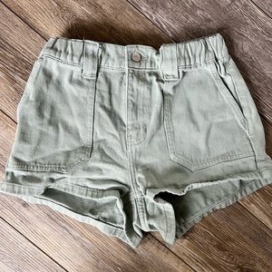 PacSun Sage Green Paperbag Shorts Size S